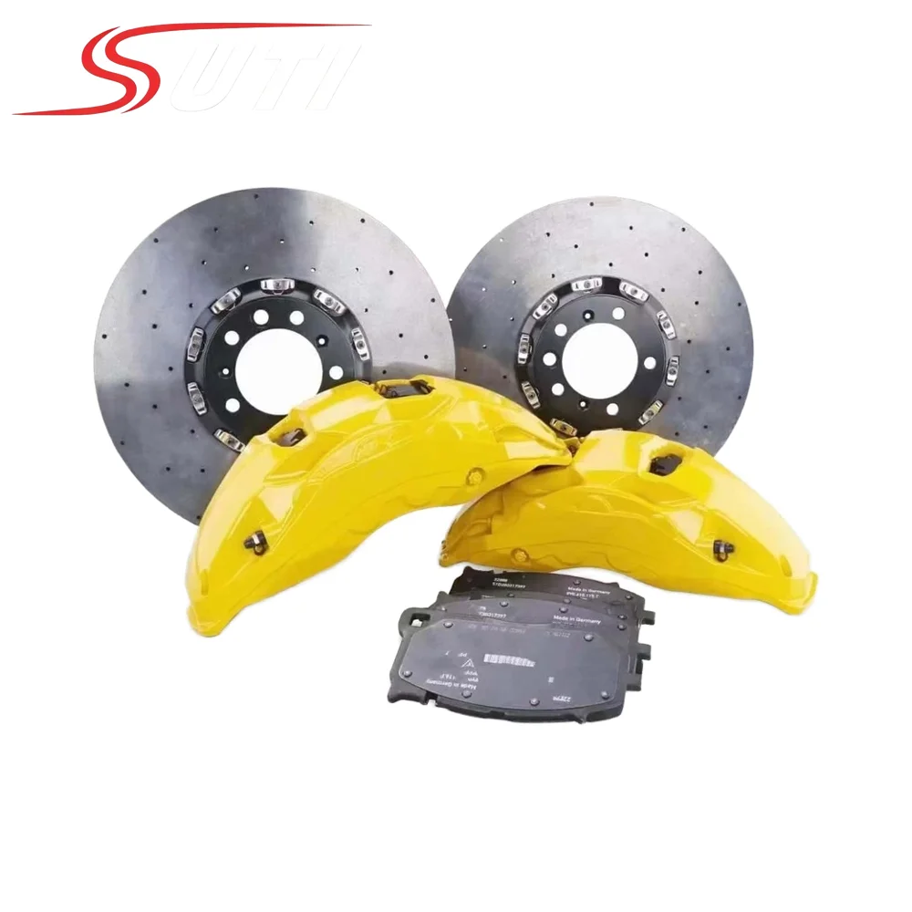 10 Piston Carbon Ceramic Brake Kit High Performance Upgrade Compatible with F07 F10 F18 G30 G31 G38 G60 G68 G32