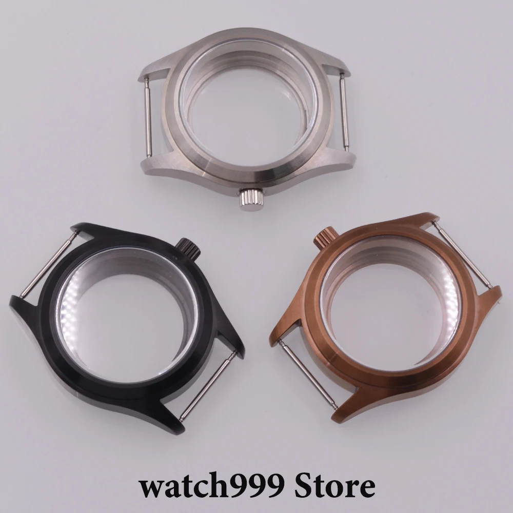 

36mm 39mm Watch Case For NH35 NH36 ETA2824 PT5000 ST2130 Sapphire Glass Stainless Steel Automatic Movement Accessory Part