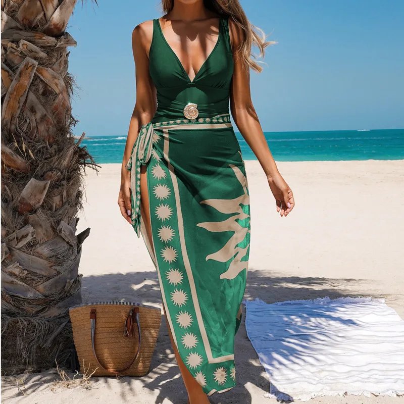 

Summer Print Sexy One Piece Swimsuits Closed Women Swimwear Push Up Swimming Wear Body Bathing Suits Beachwear Pool Bather 2026