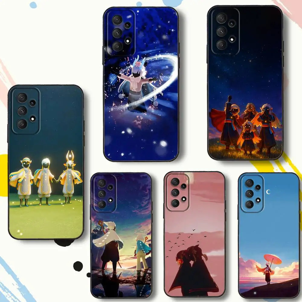

SkyS Children of the LightS Phone Case For Samsung Galaxy A 80,72,73,91,53,22,51,52,5G,Plus,J,Note Soft Black Cover