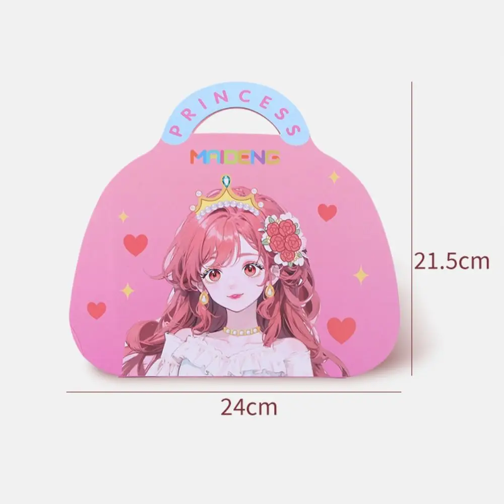 DIY Scrapbooking Make Your Own Princess Sticker Personalized Hand Account Princess Dress Up Sticker Cartoon Album Journal