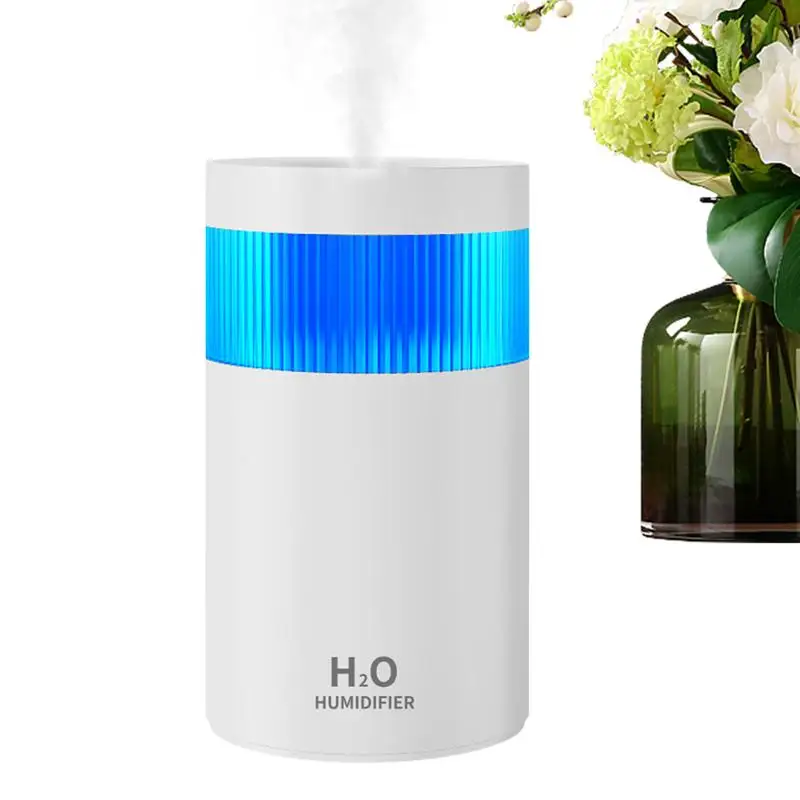 

Portable Humidifiers Colorful LED Lamp And Aromatherapy Diffuser USB Cool Mist Air Humidifier Night Light Quiet Aromatherapy