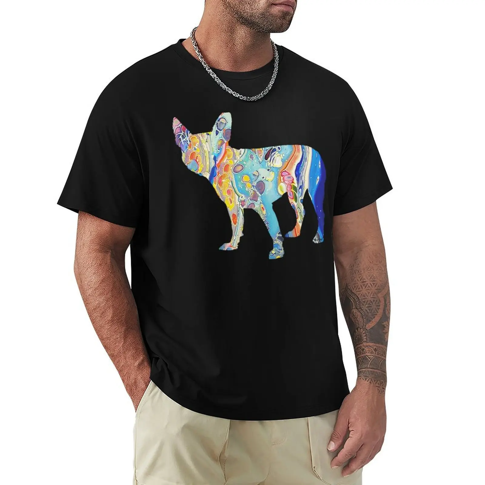 

Boston Terrier, Boston Terrier Gifts, Print, Coaster, Mug, Painting, Decor, Ornament, T-Shirt Holiday Casual Short Sleeve Top