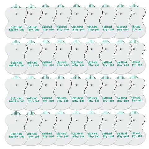 Coussinets d'électrodes Tens, Gel auto-adhésif, thérapie d'acupuncture, stimulateur musculaire électrique, patchs de Massage, 10/20/30/50/100 pièces