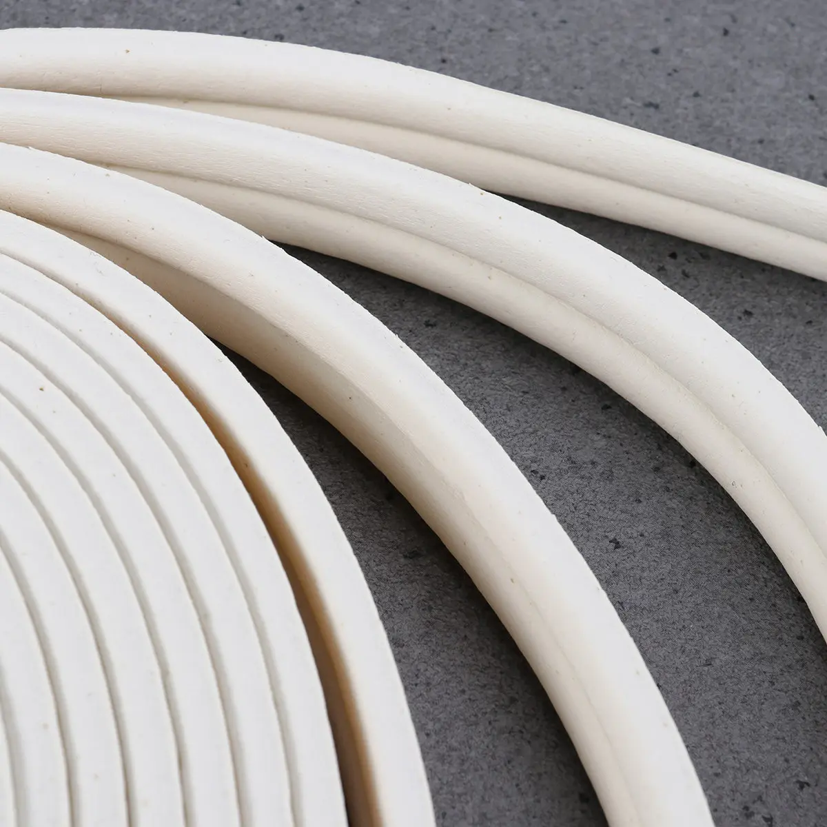 

2 Pack of 12 Meters Self-adhesive Seal Doors and Windows Draught Excluder Seal Strip Sound Insulation Strip(White)