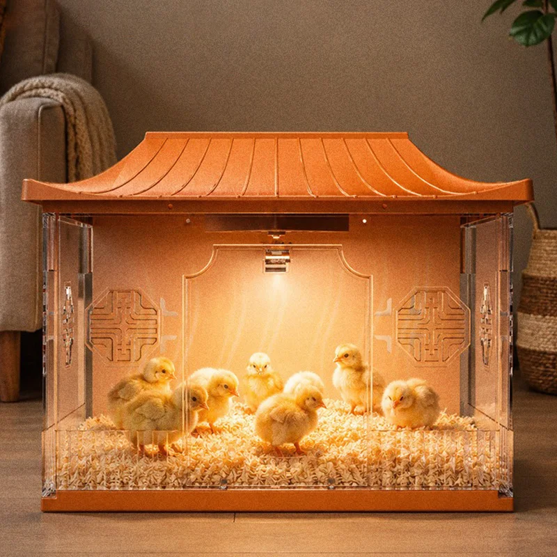 Adjustable Temperature Chicken Heating Brooding Box Wireless Remote Control Chicken Brooding Boxes Heat Lamp Chick Cages Warmer