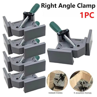 90 Degree Right Angle Clip Clamp Picture Frame Corner Clamp Aluminum Adjustable Swing Jaw For Welding Woodworking Clamping Tools