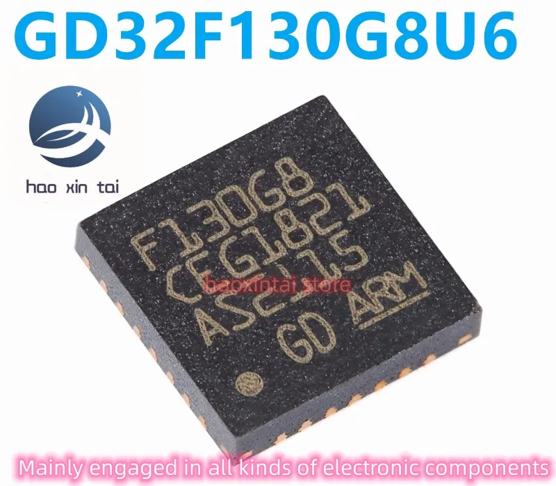 10pcs original GD32F130G8U6TR QFN-28 ARM Cortex-M3 32-bit microcontroller -MCU chip