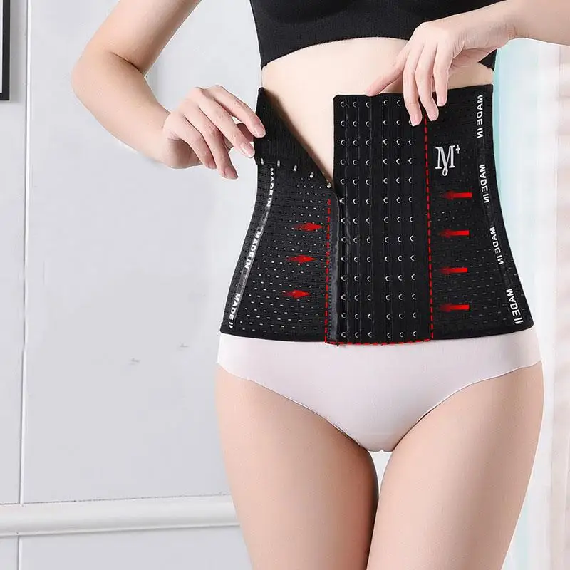 Plus Size Boned Waist Trainer Corset Women Slimming Weight Loss Corset Waistband Postpartum Band Sexy Bustiers Modeling Girdle
