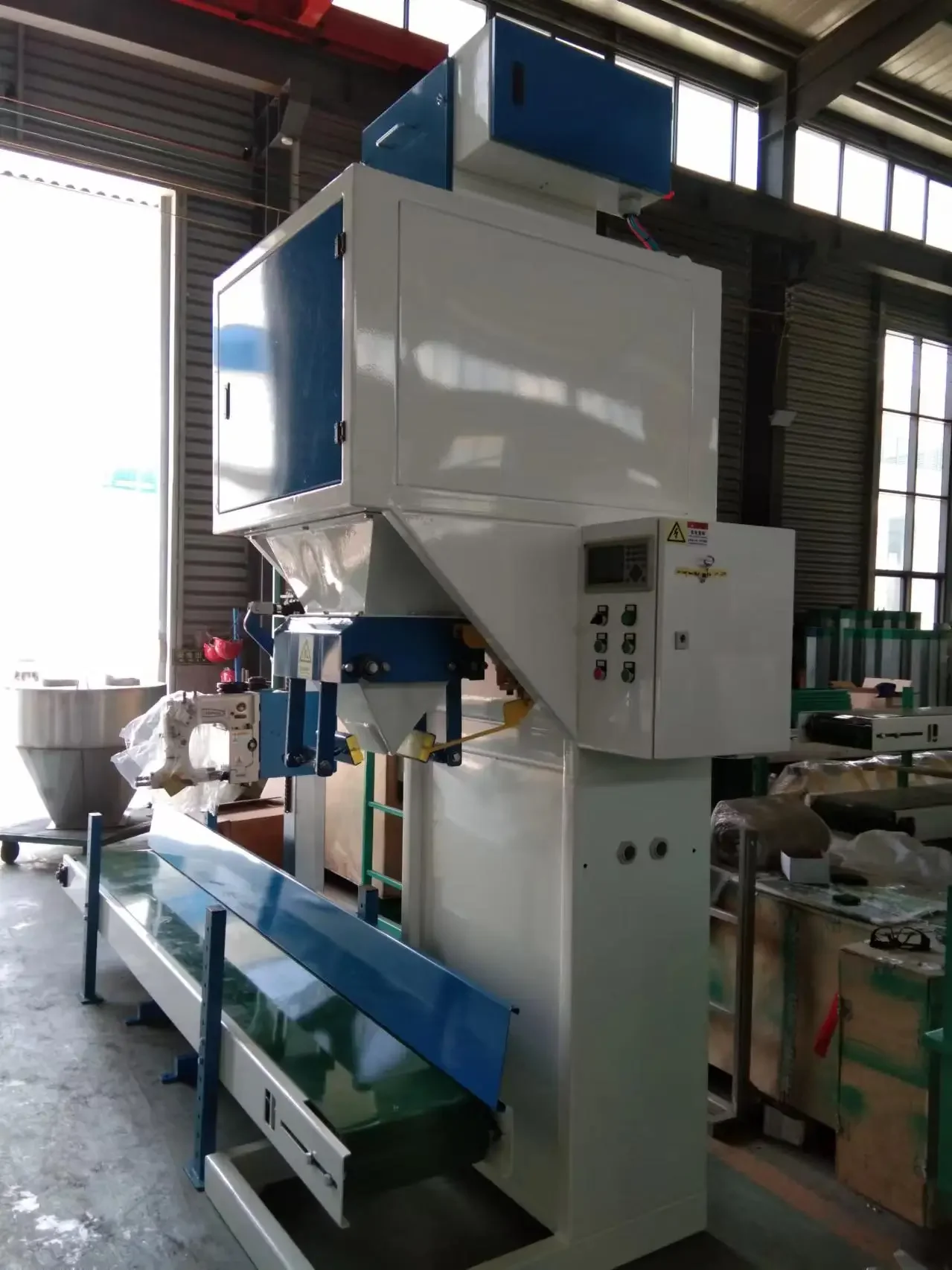 For Automatic Quantitative Scale Grain Bulk Cement 1 Ton Bag Filling Machine Rice Pellets Packing Machine