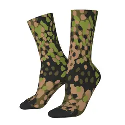 WW2 Camo Men's Crew Socks Unisex Kawaii 3D Printed Germany Arm Military Camouflage Dress Socks