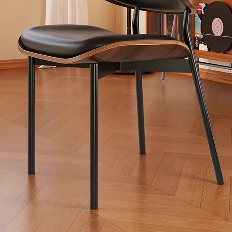 Set Of 2 Japanese Dining Chairs Metal Legs Mid Century Vintage Rustic Dining Chairs Retro High Back Chaise Restaurant Furniture