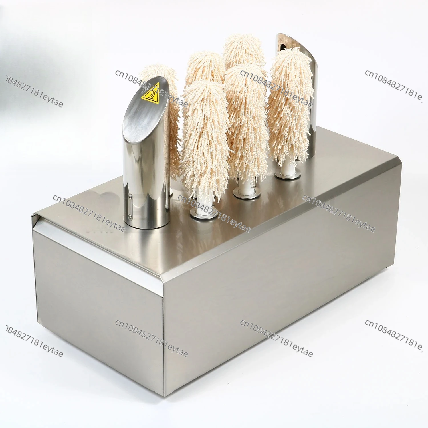 Commercial 304 Stainless Steel 2 5 8 Heads Electric Wine Glass Polisher Wine Glass Polishing Machine view 2