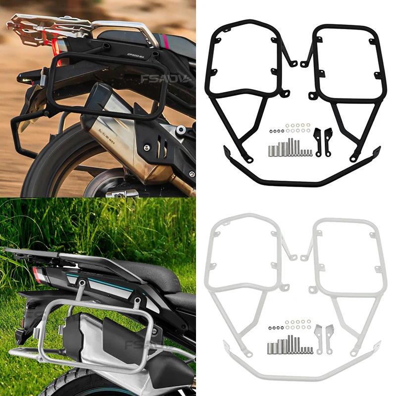 For CFMOTO 450MT Motorcycle Accessories Top Box Rack Side Panniers Bracket Luggage Saddlebag Support 450 MT MT450 2024 2025