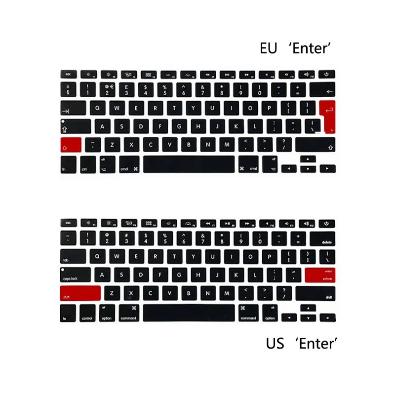 Keyboard Cover For Macbook Air 13 M2 Pro 13 M1 Pro 14 16 Max Silicone Protector Skin Case A2337 A2338 A2442 A2779 A2681 A2485