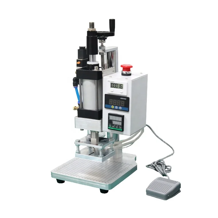 

Pneumatic Leather Letter Hot Foil Stamping Press for Plastic Wood Paper