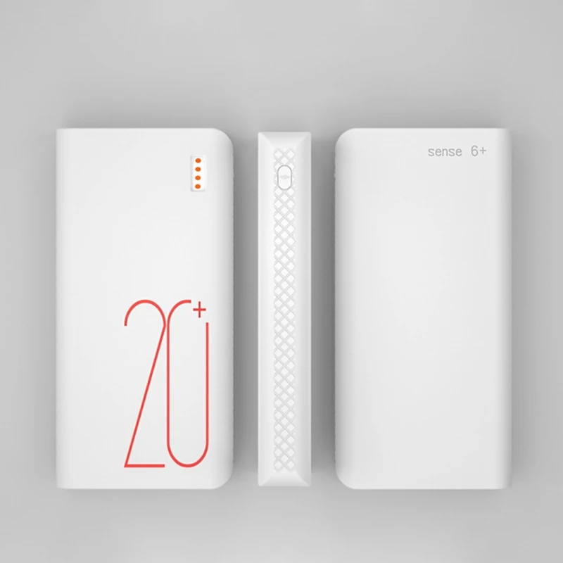 غطاء من السيليكون ل Romoss تحسس 6 +/6F قوة البنك 20000mah لينة سيليكون واقية المضادة للتصادم المضادة للانزلاق غطاء