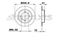 Store code: AE0208 for rear brake disc (aynas) flat CARISMA 1995 MM S40 95 V40 MM S40 95 V40