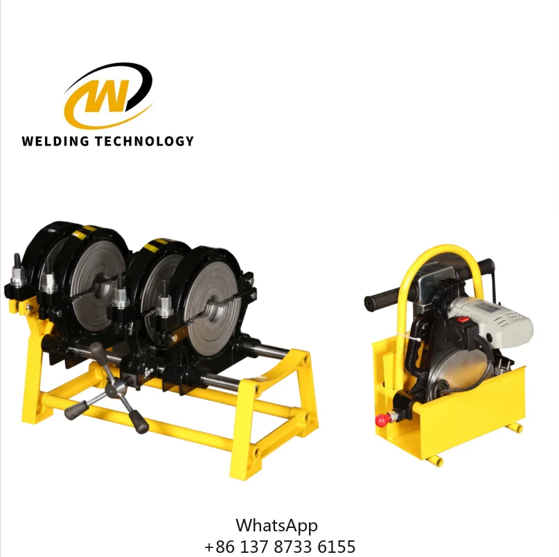 CE Certification New 50-250mm WD250M4 Manual Butt Fusion Welding Machine 220V 4 Clamps Pipe Welding Fittings PE/PP 2-year