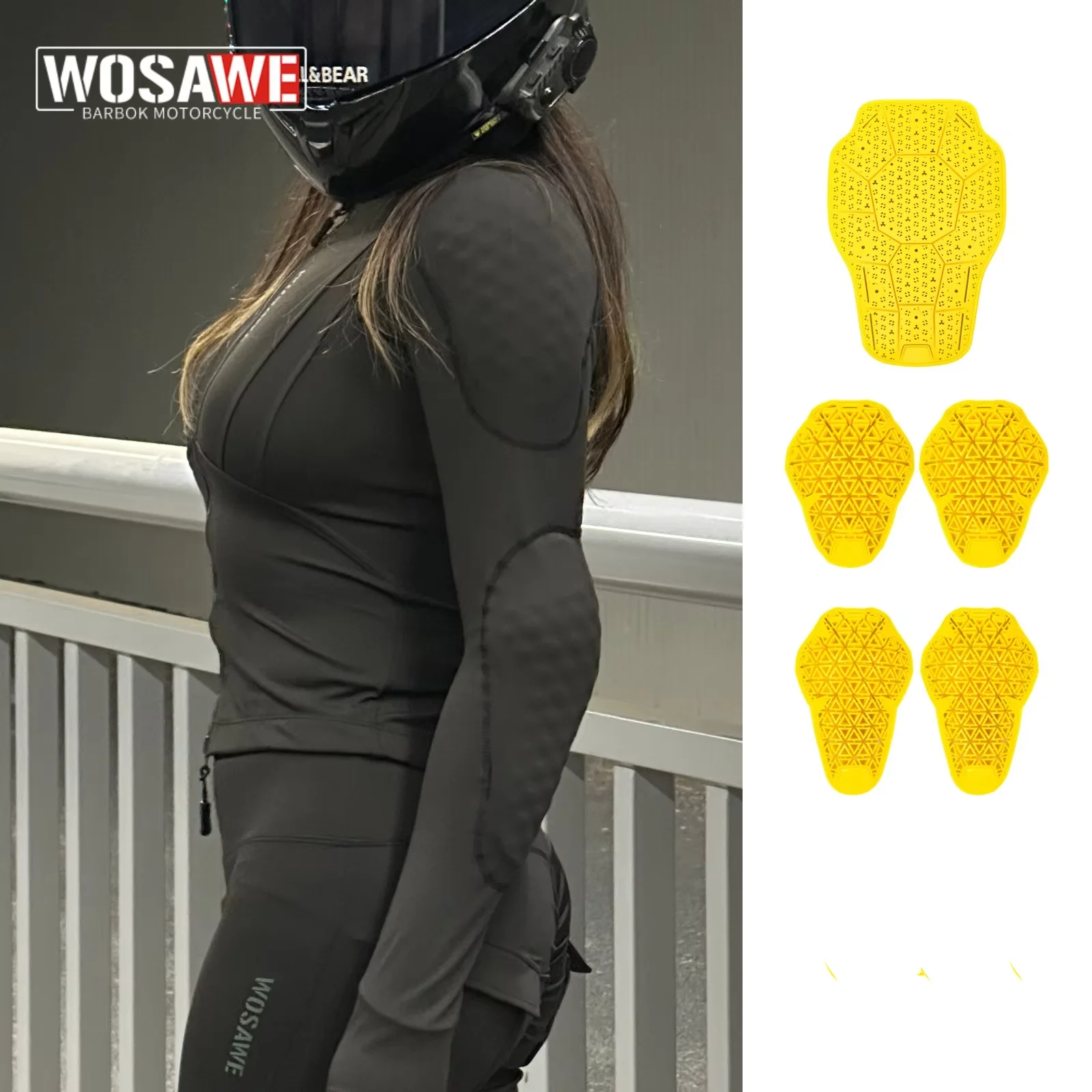 

Женская мотоциклетная куртка WOSAWE: летняя, дышащая, приталенная, для езды на мотоцикле