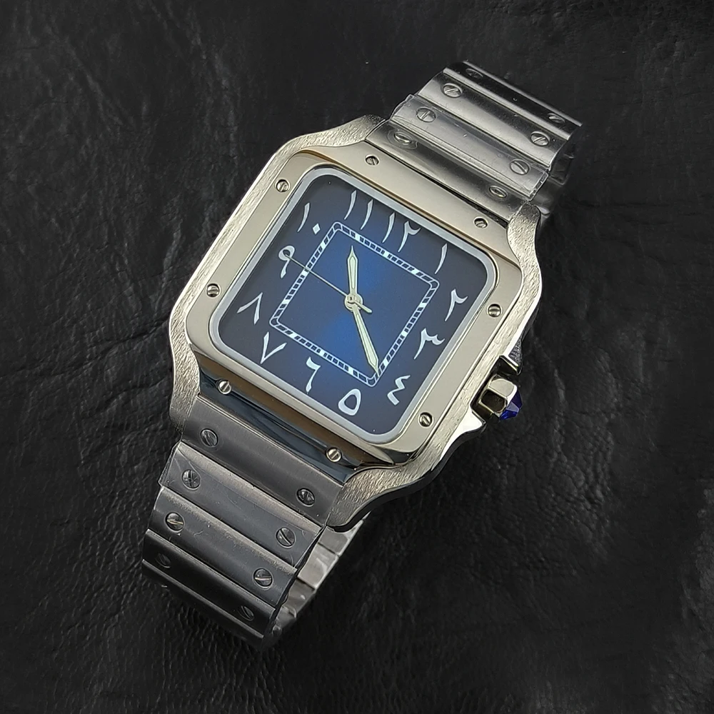 Hot selling NH35 watch 38mm men's customized logo watch stainless steel mechanical watch NH35 movement watch