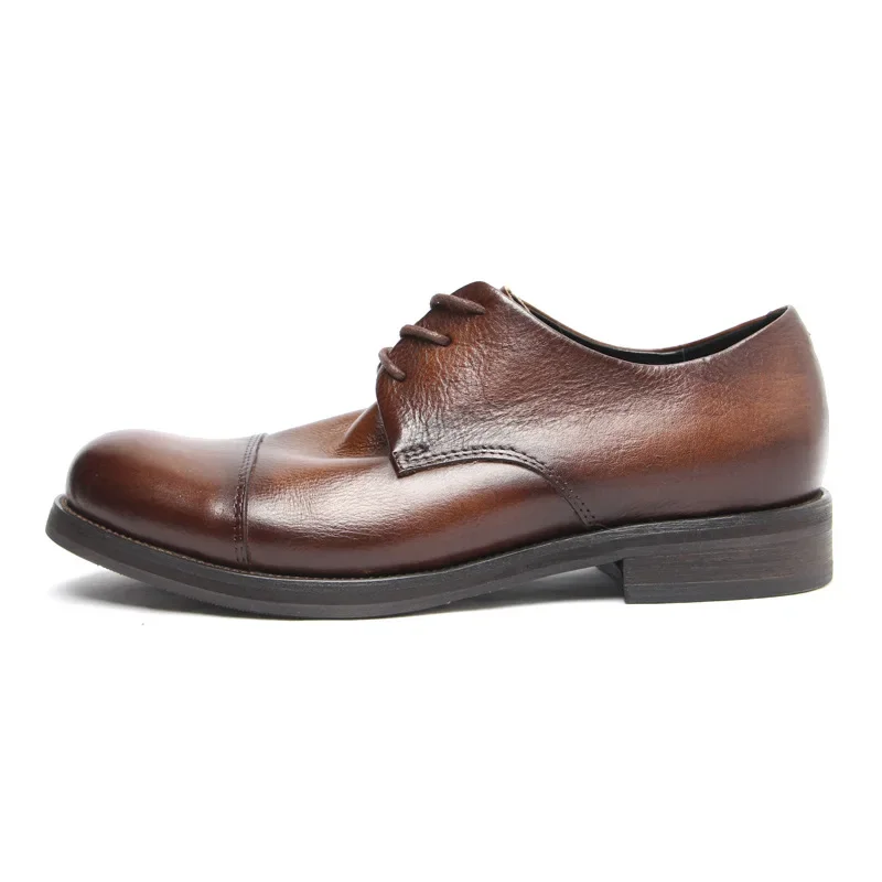 Men's Cowhide Leather Shoes For Business And Leisure All Genuine Leather Shoes