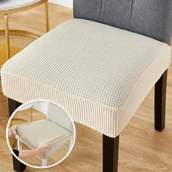 Jacquard Chair Covers Stretchy Solid Color Anti-Slip Chair Slipcovers Soft Sofa Seat Cover Living Room Restaurant Office Hotel