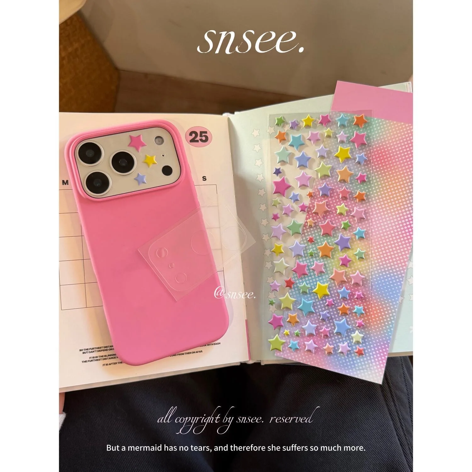 

Пленка для самостоятельной отделки объектива, подходящая для iPhone 17 Pro, с милым рисунком звезд, наклейка-декор для Apple 17 Promax