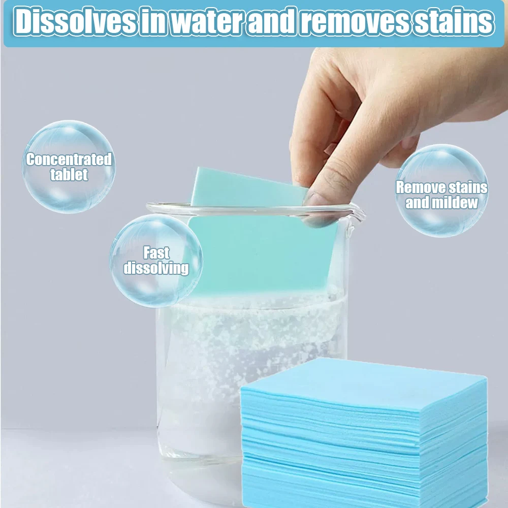 Hoja de limpieza de suelo de 30-120 piezas, limpiador de inodoro, fregado de suelo de madera, azulejo, limpieza de porcelana, tableta de higiene para el hogar