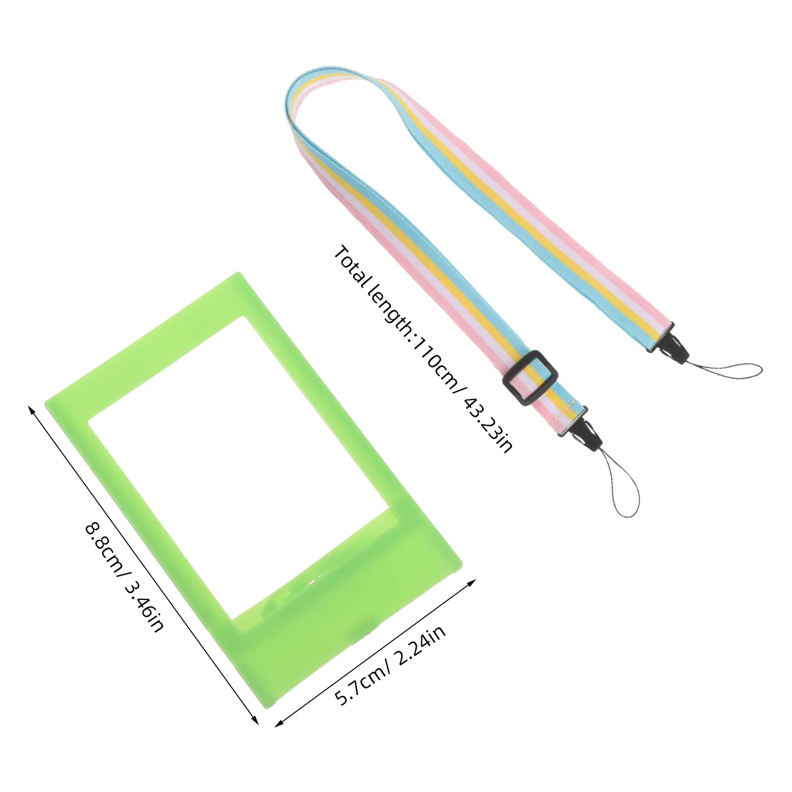 1 Set Camera Shoulder Strap Kit Adjustable Crossbody Neck Strap For Women Lightweight Anti-Slip Quick Release Travel Photography