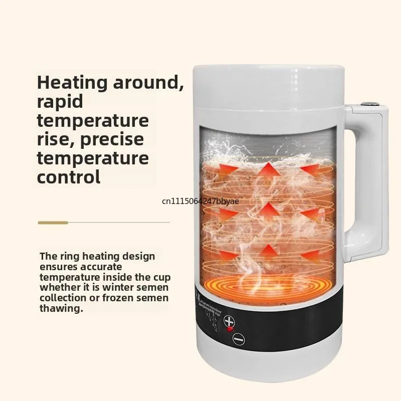 For 600ml Constant Temperature Thawing Cup For Cow Pig Frozen Semen Artificial Insemination Collection