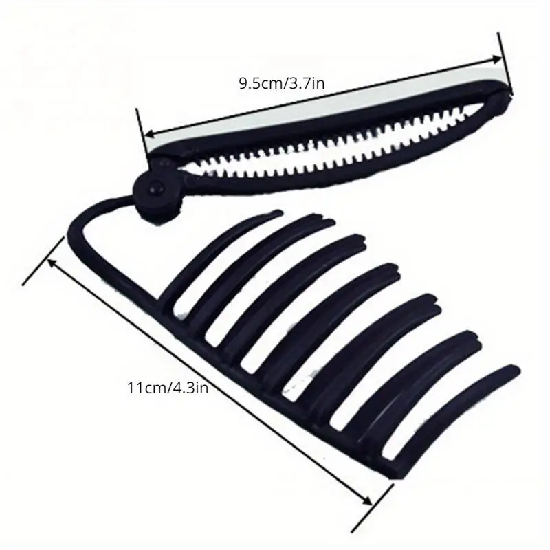 Pro Hair Clip Styling Tools Office Lady Braided Hair Accessories for Women Flaxen Salon Hair Tools Device