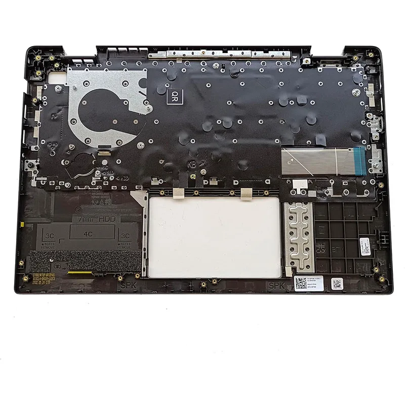 Gruppo tastiera poggiapolsi superiore per laptop per Dell Latitude 14 3420 E3420 Colore nero