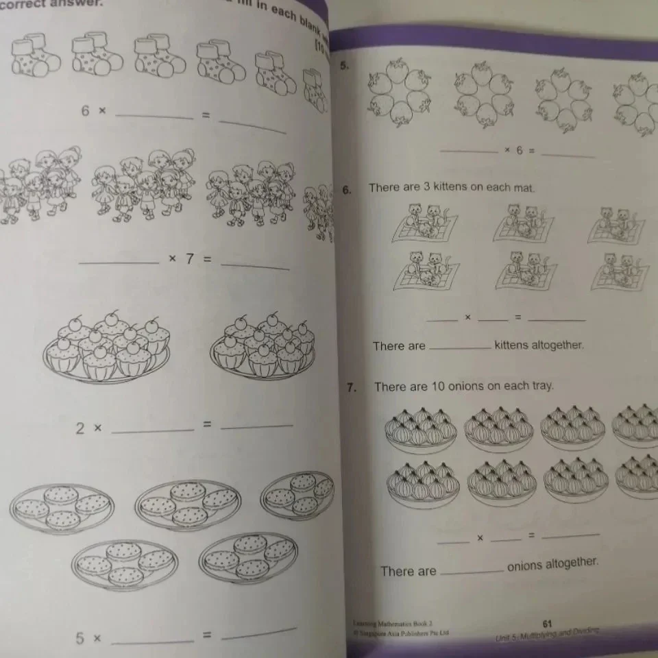 Imagem -03 - Livros Sap Learning Math n k1 k2 Singapura Matemática Série de Aprendizagem de Jardim de Infância Livro de Exercícios em Inglês Libros 3