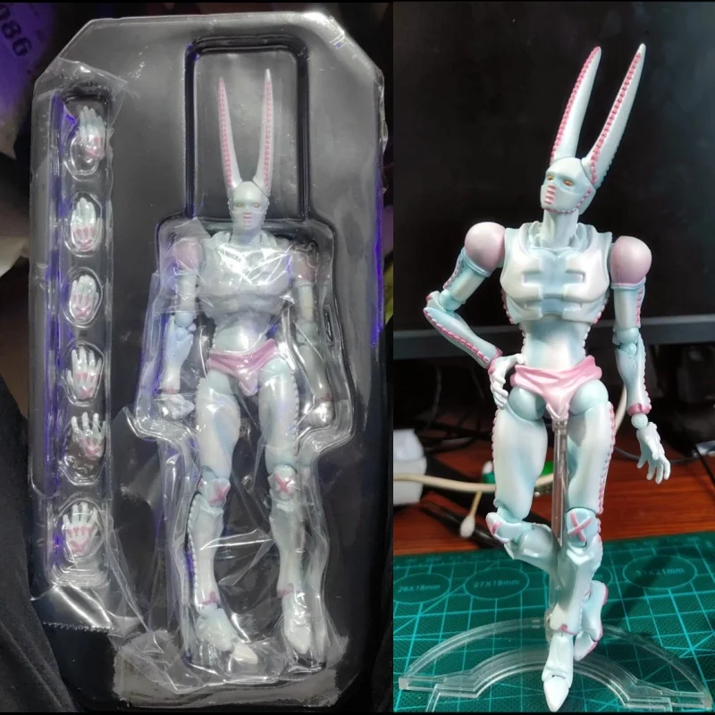 Figura de acción coleccionable Sas Steel Ball Run D4c, modelo de juguete, regalo, muñeco, figura de anime, juguetes de acción, modelos, juguetes, regalos