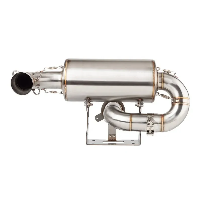 Motorcycle UTV exhaust muffler for Can Am Maverick X3 Turbo R & RR Max X3 Turbo Maverick X3 exhaust Muffler 2017-2025 - view 6