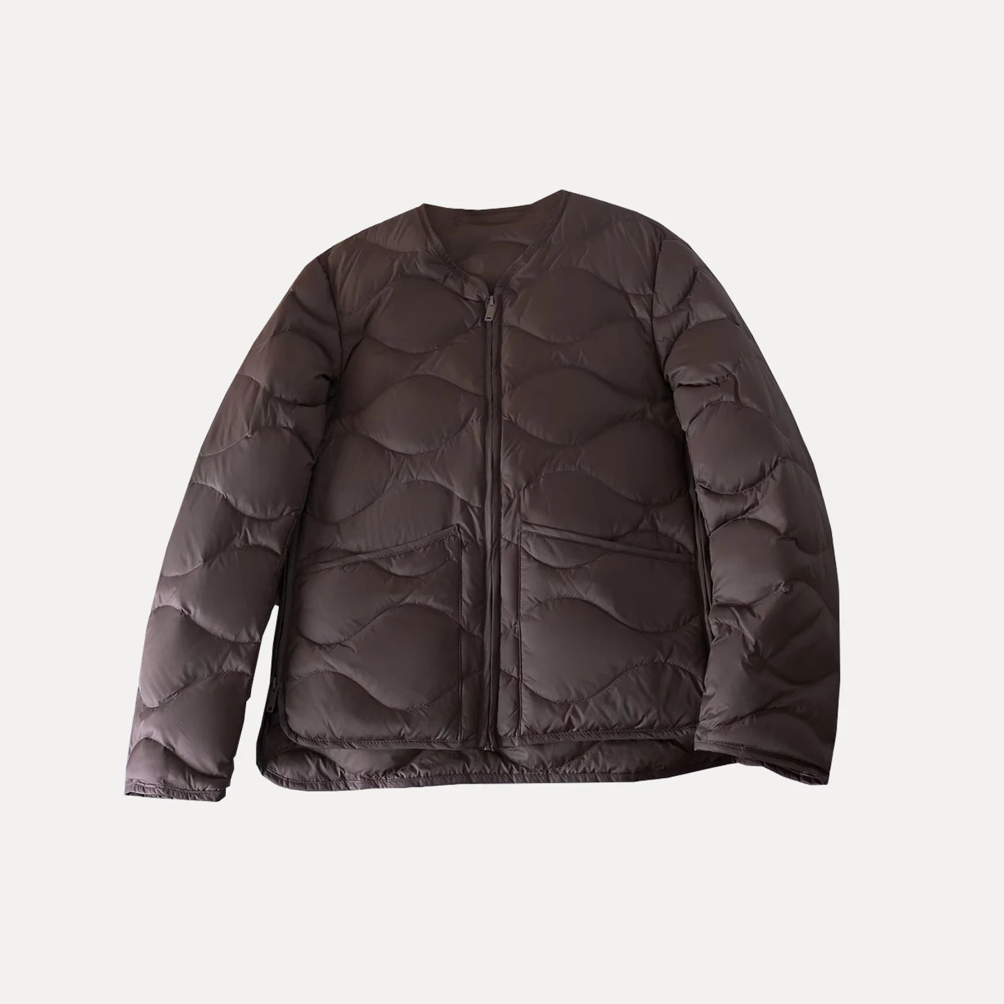 Ele Faionable Women's Jaet 2025 Autumn New Arrival Comfortable Cotton Long Sve Zipper Closure  Color