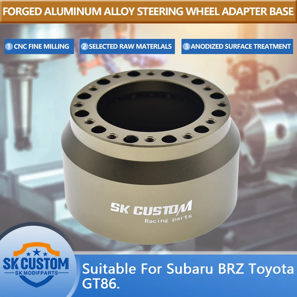

For Subaru BRZ Toyota GT86 Forged Aluminum Alloy Short Hub Adapter Steering Wheel Boss Modified Steering Wheel Base Connection