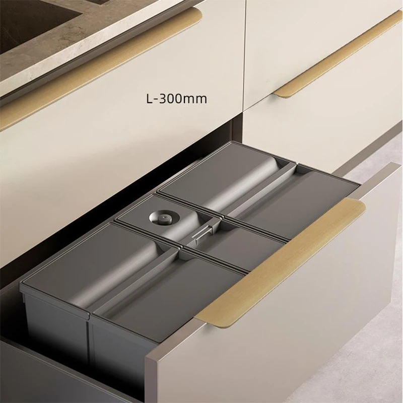 Wardrobe Door Invisible Handle Long Modern Minimalist High-end Minimalist Black Gold Cabinet Drawer Edge Sealing Door Handle