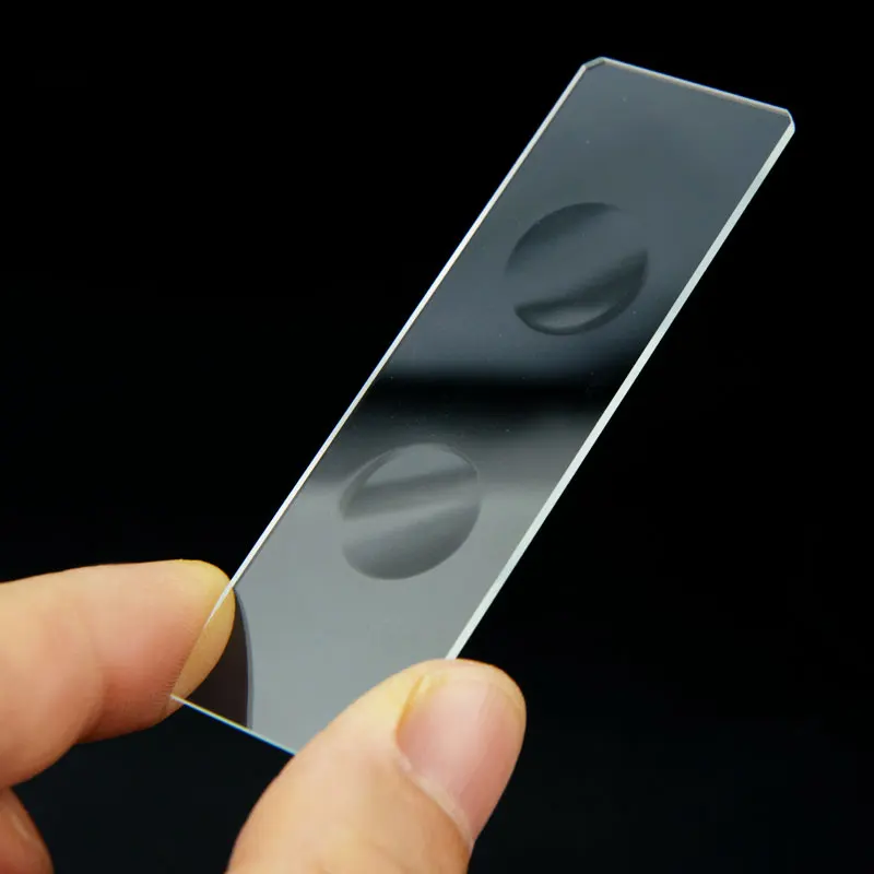 

50PCS 25.4X76.2mm Microscope Glass Slides Double Concave groove Glass slides