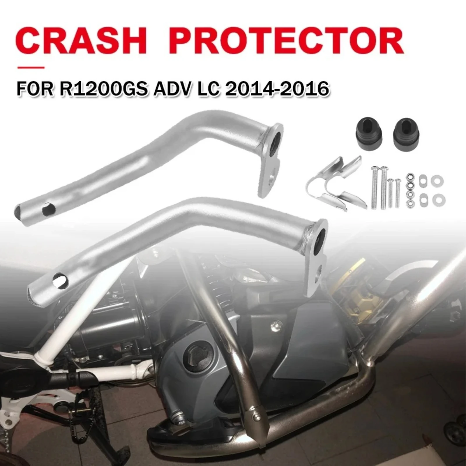 For BMW R1200GS Adventure R 1200 GS ADV R1200GSA 2014 2015 2016 Lower Engine Guard Motorcycle Crash Bar Bumper Frame Protector