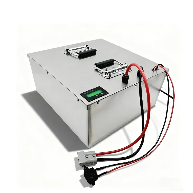60V LiFePO4 Battery 50Ah-300Ah High Capacity Phosphate Battery Pack with BMS Rechargeable Deep Cycle for 3KW-12KW Generator
