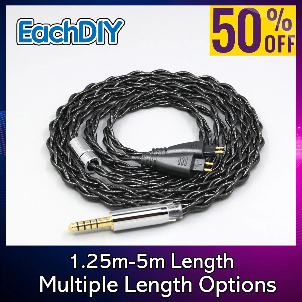 

Плавающий кабель для наушников из палладия, золота, графена и серебра, чистота 99%, для FOSTEX TH900 TH1000RP TH1100RP TH-909 TR-X00 TH-600 MK2 8324