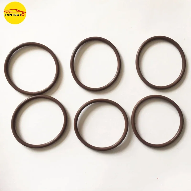 12PCS Piezo Injector Solenoid Valve Fluorine Rubber Seal Ring Washer Gaskets