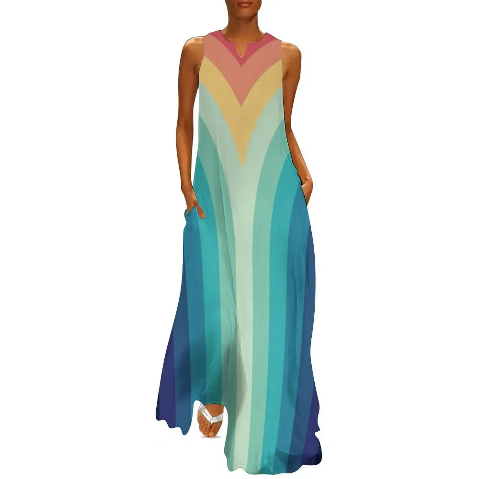 

Retro Smooth 001 Long Dress clothes for women summer women's suit beach dresses women evening dress Dress