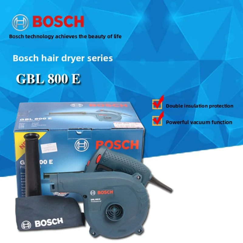 مجفف شعر بوش GBL800 E 800، منفاخ تنظيف الكمبيوتر ذاتي التنظيف لجامع الغبار