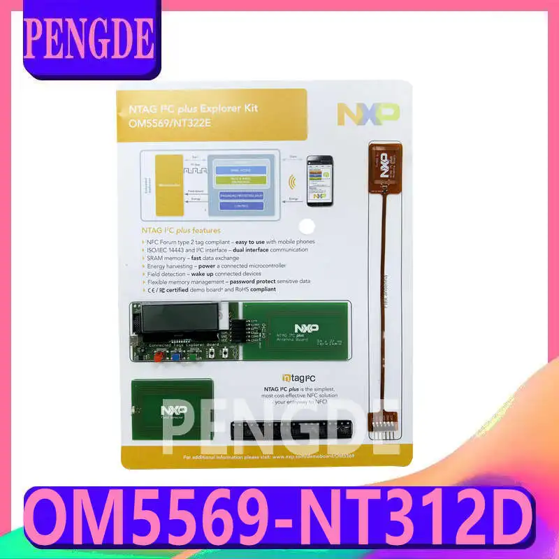 NXP OM5569-NT312D NT3H1101 Near Field Communication NFC Evaluation Board NTAG 12C PLUS