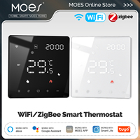 MOES Smart Tuya ZigBee WiFi Thermostat Programmable Controller Water Boiler Electric Heating Works with Alexa Google Assistant