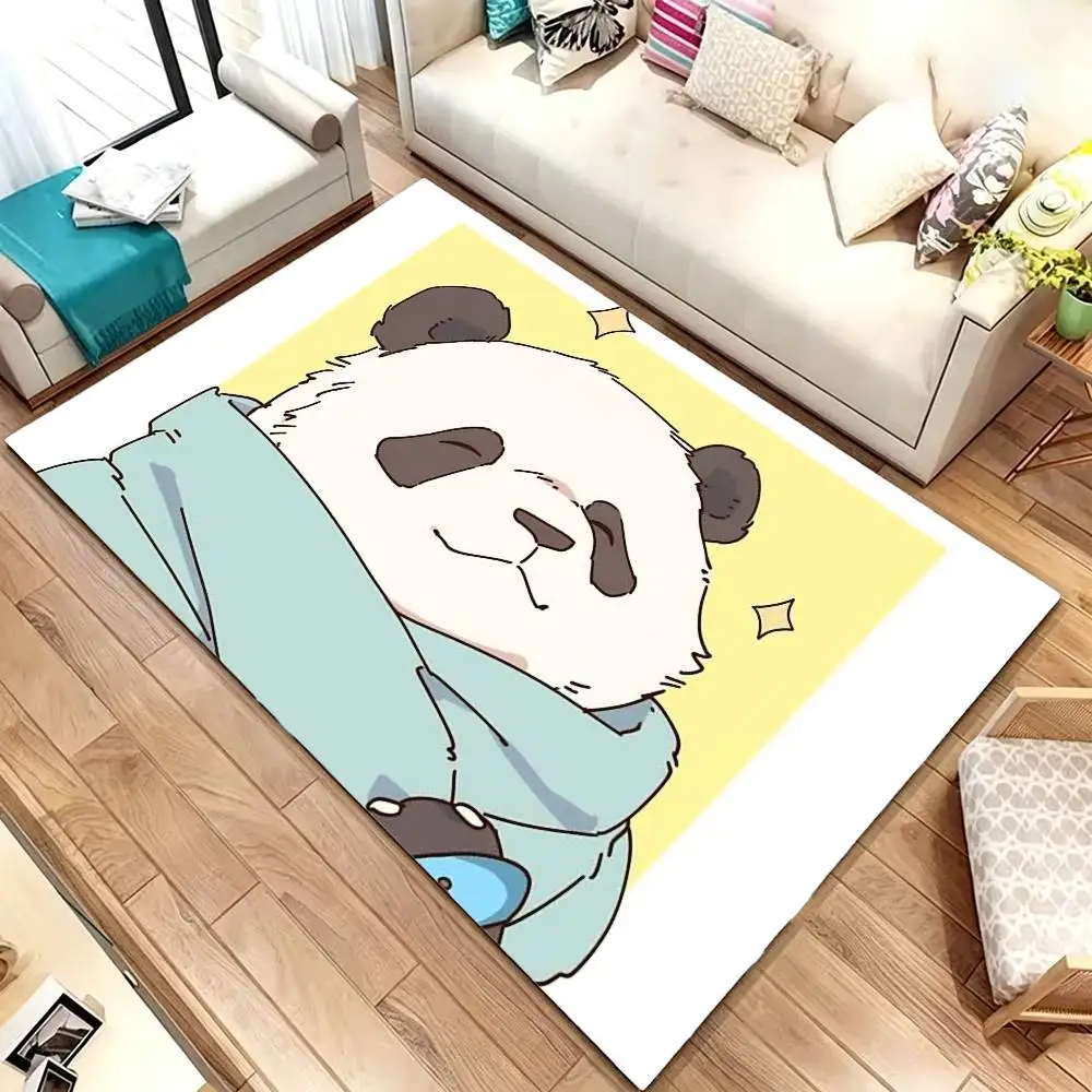 Jujutsu K-Kaisen P-Panda Floor Mat Rugs Soft Bedroom Floor Anti-skid Household Carpets