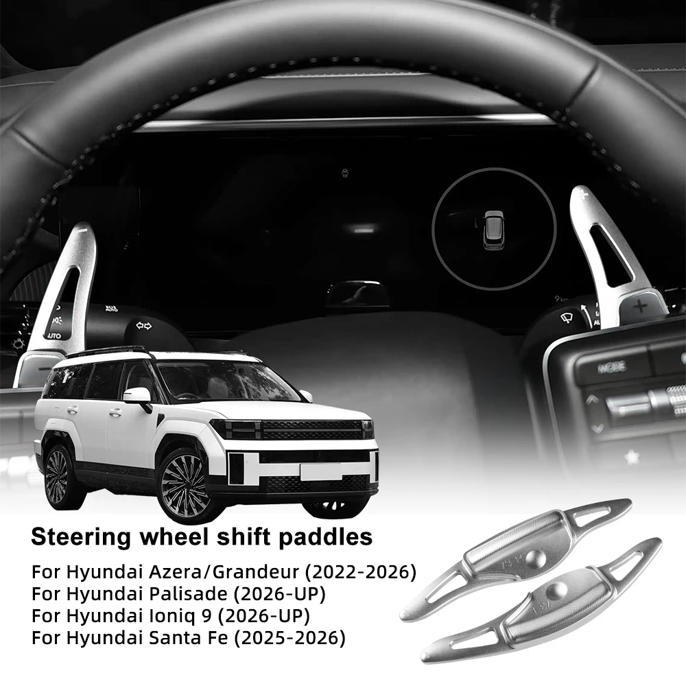 For Hyundai Azera Grandeur 2022-2026 Steering Wheel Paddle Shifters Aluminum Alloy Shift Extensions Interior Upgrade Car Styling